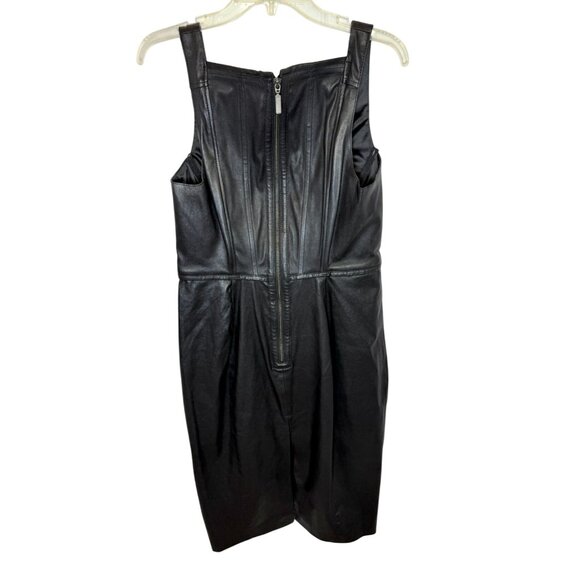 Dundas x REVOLVE Lou Black Leather Corset Dress – Size L - Picture 6 of 8